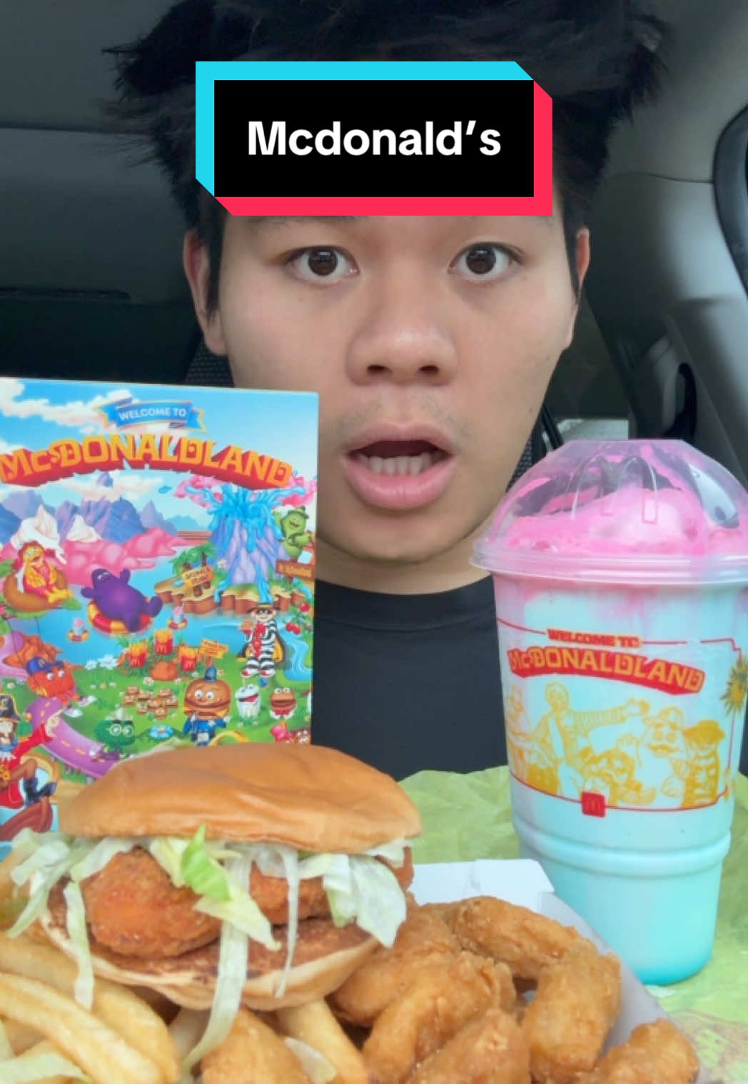 Return of GRIMACE - #mcdonaldlandmeal #mcdonalds #mukbang #viral #fypシ 