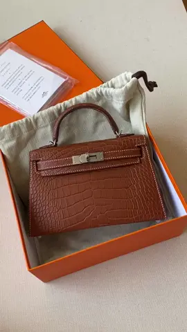 【customer reservation】 mini kelly 34 fauve alligator barenia PHW stamp K✈️