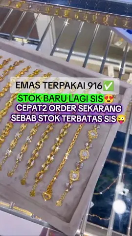 Jom tebus rantai tangan emas lelong ori 916 harga murah muarah🥰,bila berkenan sila klik link kat bio 😘 #emaslelong916 #emas916 #emasmurah  #rantaitangan #fyp 