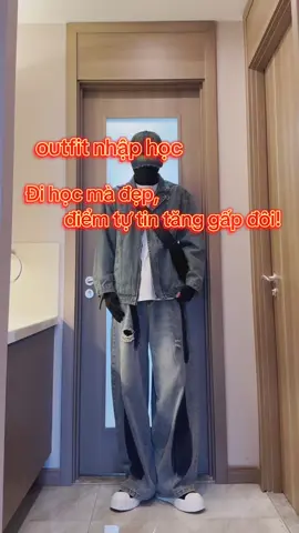 Đi học mà đẹp, điểm tự tin tăng gấp đôi! #guănmặc #phốithờitrang #outfitđẹp #cáchphốiquầnáo #phongcáchcánhân #huongmettam #xuhuong 