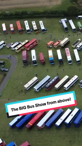 We sent a drone up at The BIG Bus Show! 🚌Footage courtesy of Robert Groom.📹 #bus #buses #busdriversoftiktok #drone #dronevideo 
