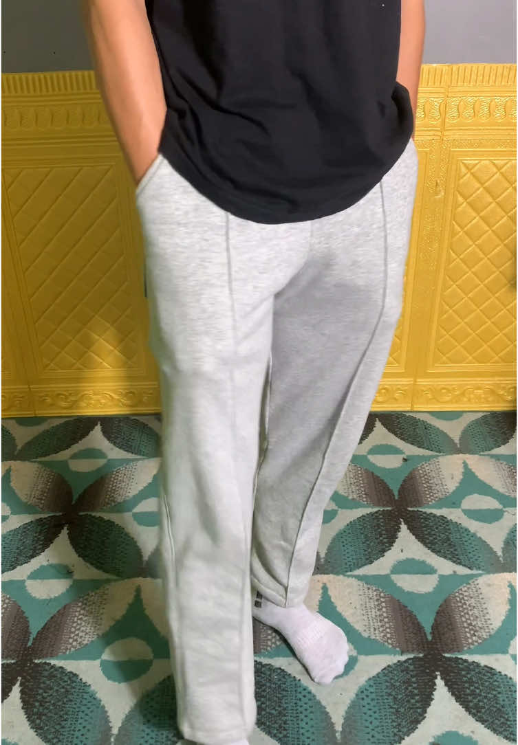 rekomendasi celana baggy sweat pants under 100k full cotton 🤩 #sweatpants #fyp #baggyoutfit 