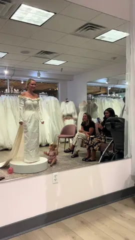 We love surprises! Especially one as sweet as this! 🥲🥲 #weddingdress #momsdresswedding @rylielyman 