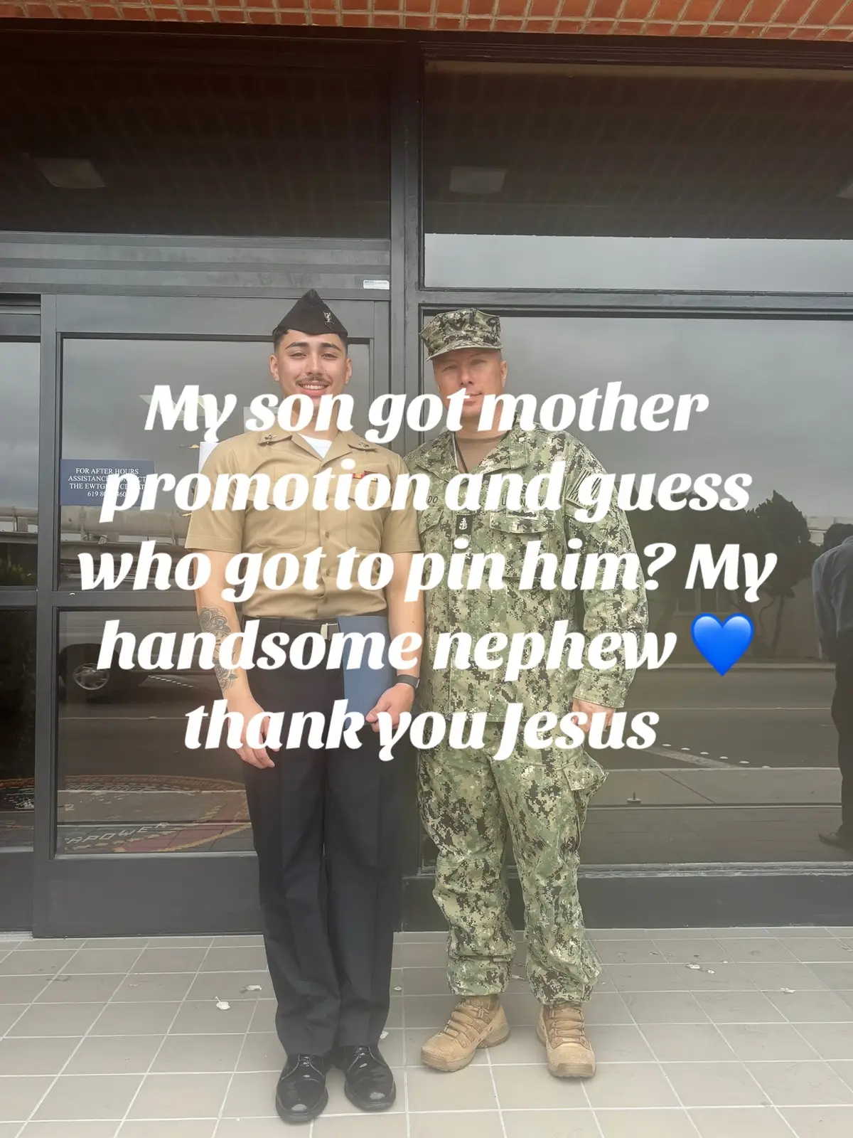 Thank you Jesus! #ThankYouJesus #GodisGood #Promotion #Navy #FYP 