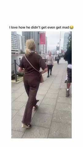 The way she slowed her walk, and added some swagger 😂😂 #fyp #viral 