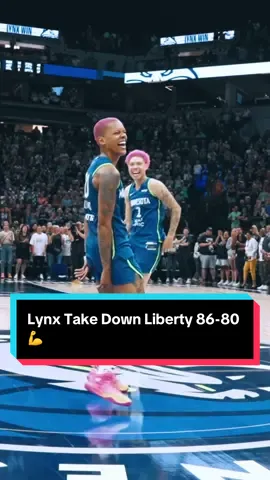 17-1 at home on the year. 6 straight wins. 3-0 against the New York Liberty ☑️ The @Minnesota Lynx defeat New York 86-80 behind Courtney Williams szn-high 26 PTS, 5 REB, 5 AST #finalscore #win #minnesota 