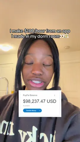 How I make 100/hour from my dorm room, vibecode is the best👏🏽😭 #ai #aitools #appbuilder #sidehustle #fypage 