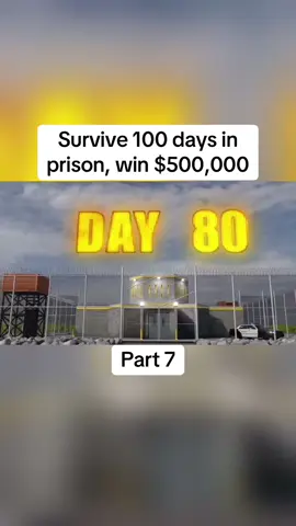 Survive 100 days in prison, win $500,000#fyp #viral #mrbeastvideo 