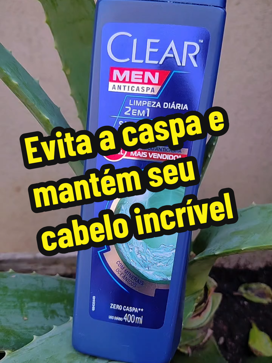 O segredo pra um cabelo saudável e sem caspa #tiktokshopchegou #pravocê #ShampooAnticaspa #ClearMen