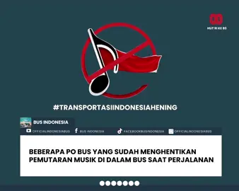 Sehubungan dengan peraturan perundang-undangan yang berlaku, termasuk Peraturan Pemerintah No. 56 Tahun 2021 mengenai royalti hak cipta lagu dan musik di sarana transportasi umum, untuk sementara waktu Bus Indonesia tidak akan memutar musik selama perjalanan. Kebijakan ini diambil sebagai bentuk kepatuhan terhadap regulasi, menjaga kenyamanan penumpang, serta menghindari beban tambahan biaya royalti yang berpotensi memengaruhi harga tiket. #trasportasiindonesiahening  #fyp #17agustus 