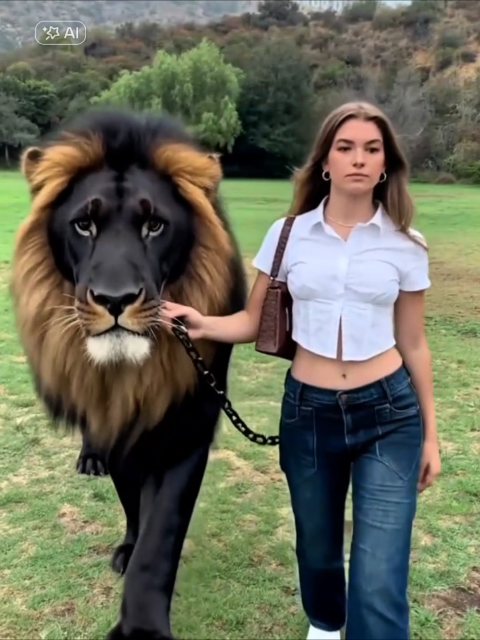 Pet Lion#CapCut #viral #trend #fyp #lion 