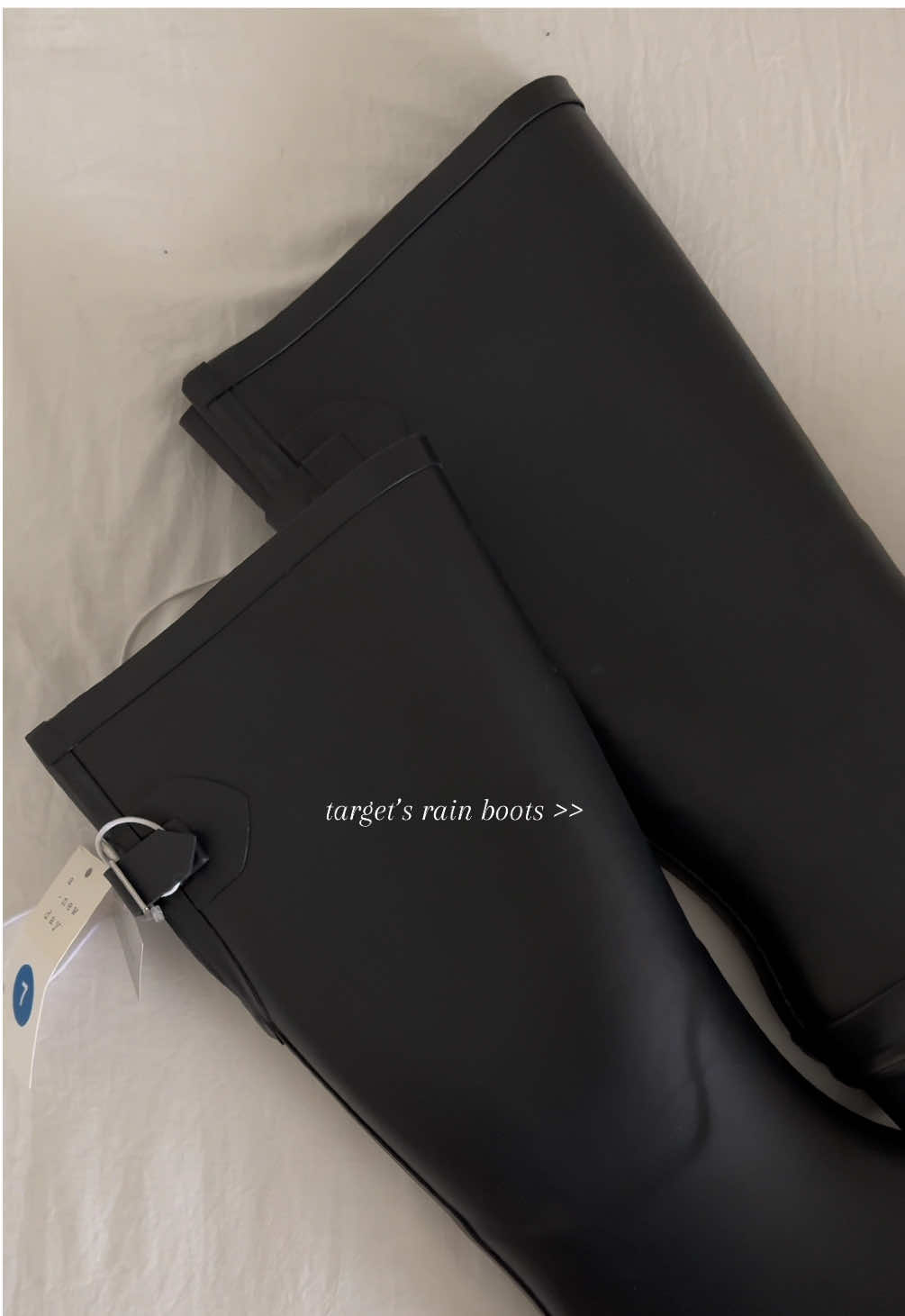 so perfect for Fall and I got them for 30% off 🖤 @target #target #rainboots #fall #autumnfashion #fallmusthaves 