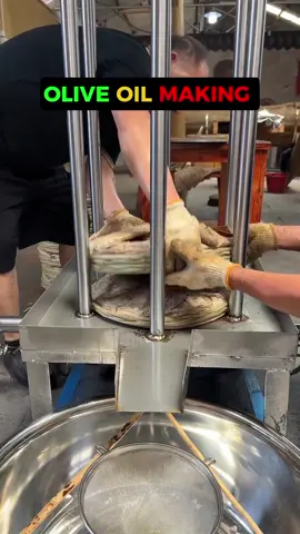 This is how fresh olive oil is made #oliveoil #olivertree 