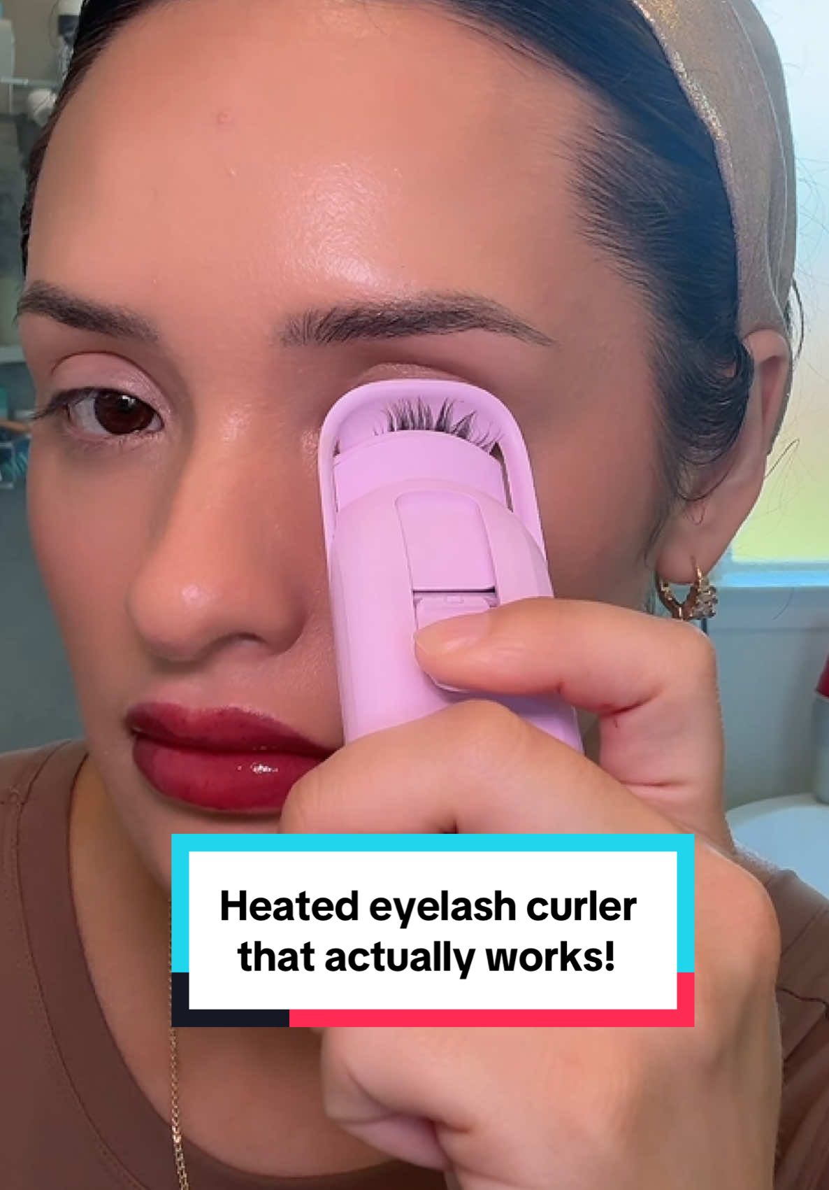 I’ve tried tons and this one actually works!!!!! #eyelashes #eyelashestutorial #eyelashcurler #heatedeyelashcurler #longlashes #beautyhacks #beautytools #makeuptok ##tiktokshopcreatorpicks##tiktokshopfinds