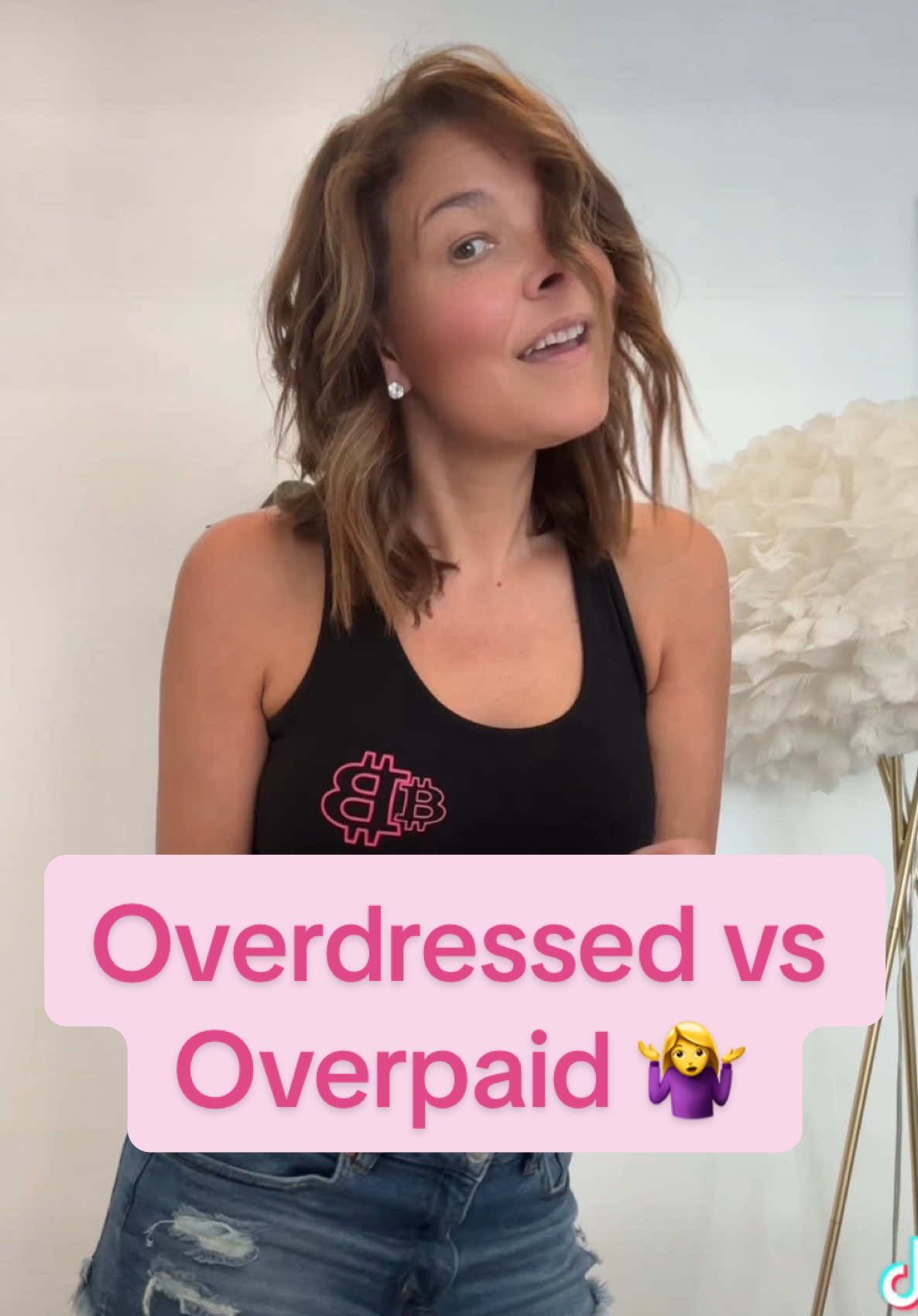 IRL me’s overdressed. Crypto me’s overpaid. 💃💰 One’s got dignity, the other’s got bags. Guess who wins every time? 😏 Touché. #crypto #bullrun #xrparmy #fyp #schittscreek 