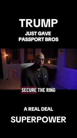 Passport Bro Protection? Trump passes new law that keeps foreigners from marrying USA citizens and running off.  #fyp #passport #viral 