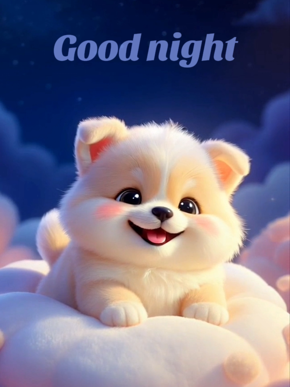 Sweet Puppy Cloud Snooze #PuppyAnimation #CuteVibes #KawaiiAnimation #CozyAesthetic #GoodNight 