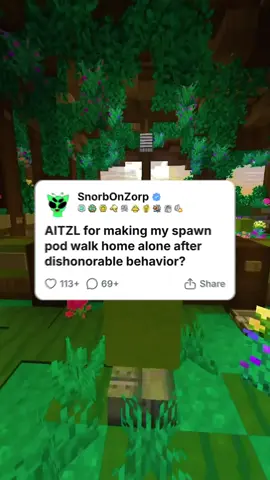 I made my spawn pod walk home #redditstories #reddit #zorplord #alien #redditaita 