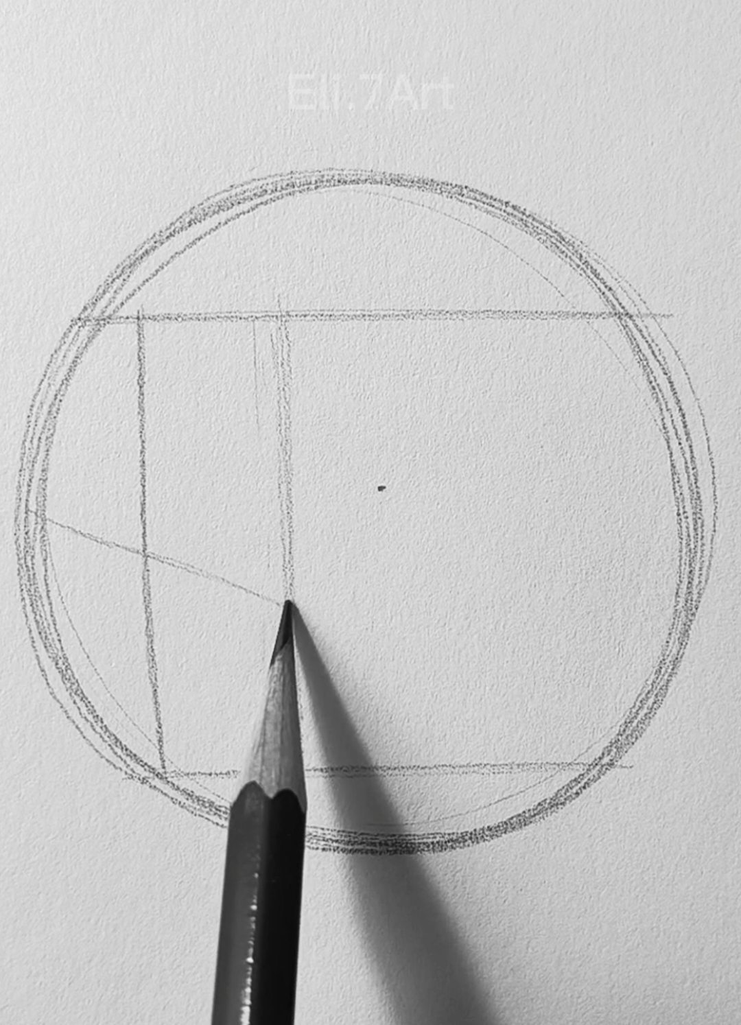 O segredo para começar qualquer desenho de rosto #desenho #arte #comodesenhar #desenhopassopasso #Eli7art 