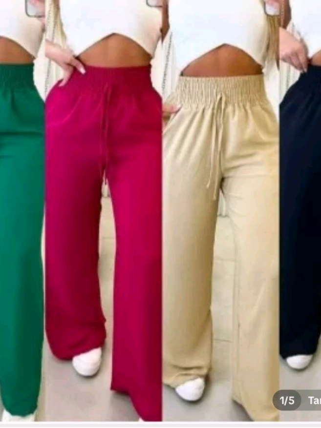 Calça Pantalona Alfaiataria Feminina Cintura Alta Com Bolso Tecido Duna 2025 #beleza #modafeminina #moda #tiktokshop #produtos 