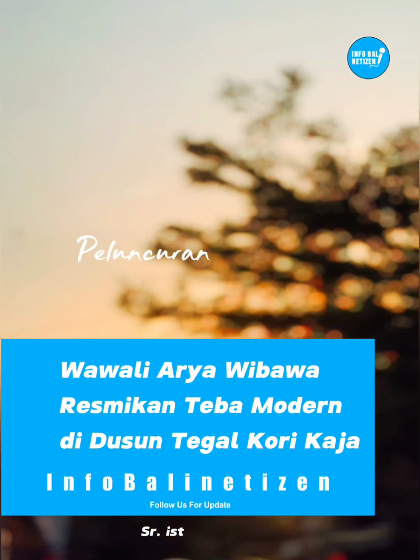 Wawali Arya Wibawa Resmikan Teba Modern di Dusun Tegal Kori Kaja, Dukung Optimalisasi Pengolahan Sampah Berbasis Sumber.  Wakil Walikota Denpasar, I Kadek Agus Arya Wibawa didampingi Ketua GOW Kota Denpasar, Ny. Ayu Kristy Arya Wibawa meresmikan Teba Modern yang ditandai dengan simbolis penuangan sampah organik dan eco enzym ke tong teba modern yang dipusatkan di Lapangan Pasum Dusun Tegal Kori Kaja, Desa Ubung Kaja, Kecamatan Denpasar Utara, Sabtu (16/8).  Turut hadir Anggota DPRD Kota Denpasar, I Nyoman Gede Sumara Putra, Kabag Prokopim Kota Denpasar, Cokorda Gede Partha Sudarsana, Perbekel Desa Ubung Kaja, I Wayan Astika serta undangan lainnya. Wawali Arya Wibawa mengatakan, secara teknis teba modern ini mampu untuk menampung hingga mengurai sampah organik masyarakat secara alami. Selain itu teba modern ini juga dapat difungsikan sebagai sumber resapan air untuk mencegah banjir. Selebihnya Arya Wibawa mengucapkan terimakasih dan mengapresiasi langkah dan penerapan teba modern yang direalisasikan oleh Dusun Tegeh Kori Kaja sehingga pelaksanaan ini dapat menjadi pemantik bagi desa/kelurahan lainnya untuk menerapkan teba modern di Kota Denpasar.  