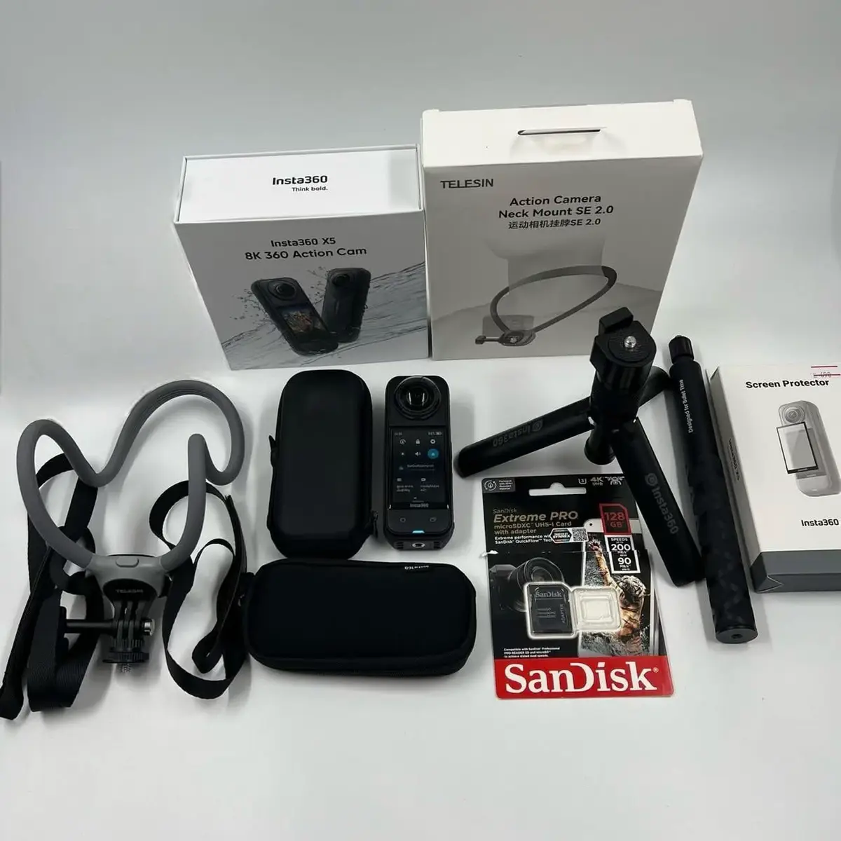 📸 Insta360 X5 สภาพสวยกริ๊บ ใช้งานปกติ ประกันศูนย์ยาวๆ ถึง 23/6/2026 🎁 ของแถมจัดเต็ม  1. ไม้เซลฟี่แท้ Insta360 Bullet Time  2. MicroSD Sandisk Extreme Pro 128GB  3. สายห่วงคล้องคอ  4. ฟิล์มแท้  5. กระเป๋าเคส (สายชาร์จครบ 👉 ลืมถ่ายรูปไว้ค่ะ) 💸 ราคาเพียง 11,500 บาท เท่านั้น! ❌ ไม่มีเก็บปลายทาง ⚠️ ไม่รับจองปากเปล่า 💬 สนใจทักแชทได้เลย พร้อมตอบทุกคำถามค่ะ#กล้องมือสอง #วัยรุ่นสร้างตัว😎 #กล้องดีบอกต่อ #สนใจสอบถามเพิ่มเติมได้ทางแชทนะคะ 