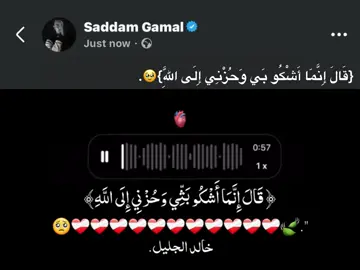 ‏{قَالَ إِنَّمَا أَشْكُو بَي وَحُزْنِي إِلَى اللَّهِ}🥹. #foryou #fyp #اكسبلورexplore 