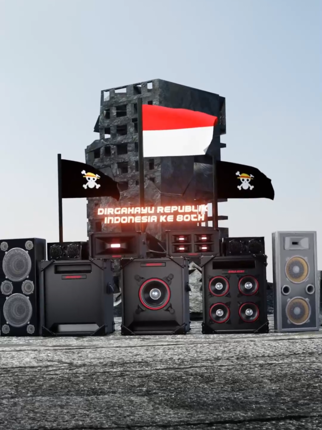 Merah terlalu berani untuk melambangkan hukum yang lemah, putih terlalu suci untuk melambangkan politik kotor. Maka hitam adalah warna yang cocok untuk menggambarkan negara kita yang gelap, dan tengkorak adalah logo sempurna untuk melambangkan masyarakat yang mati oleh negara nya sendiri, Happy Independence Day Indonesiaku, kita akan selalu menghargai jasa para pahlawan yang telah memperjuangkan merah putih sakral Indonesia 🇮🇩 #hutri80 #kemerdekaanindonesia🇮🇩 #soundhoreg  #swag131 #freefire 