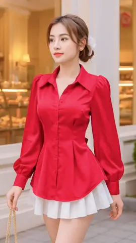 Áo nơ thắt xinh#xuhuongtiktok #aosomilua #aosominu #hoahoa @Hoa hoa @Hoa hoa @Hoa hoa 