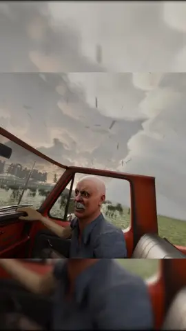 ESCAPANDO de un TORNADO 💀. #oculusquest2 #vr 