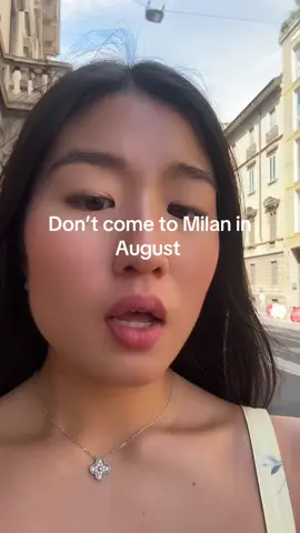 Dead city 🌆 40 degrees  #milan #august #milaninaugust #viral #fyp 