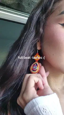 I love the earrings my King gifted to me 🧡#fypppppp #fypシ゚ #indigenousbaddie #grwm #makeupgirly 