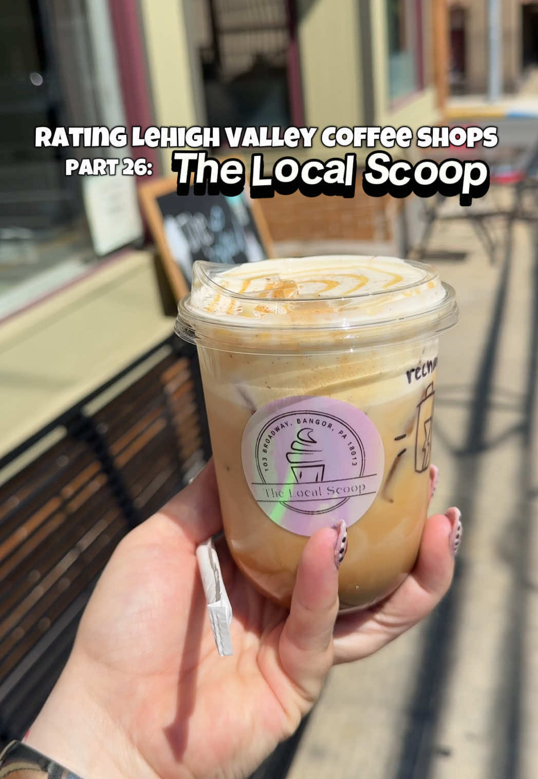 The Local Scoop ☕️🍦 📍103 Broadway, Bangor PA a lil outside the Lehigh Valley . . . #coffeetok #coffeeshop #lehighvalley #pennsylvania #pennsylvaniacheck 