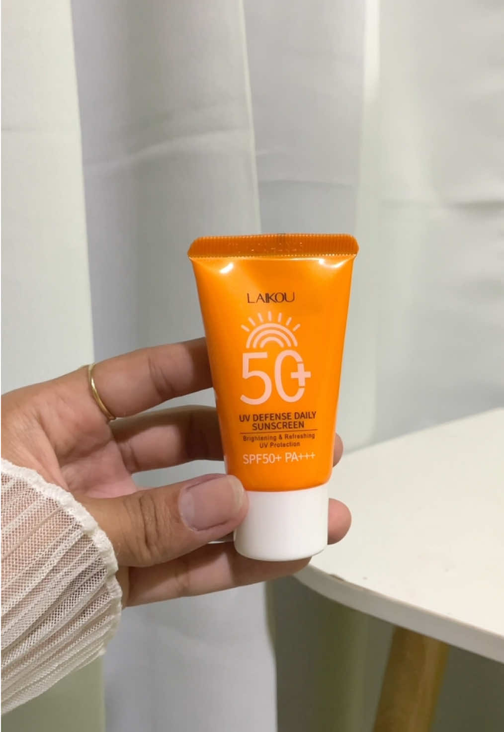 New faveee sunscreen from laikou💗 #sunscreen #laikou 