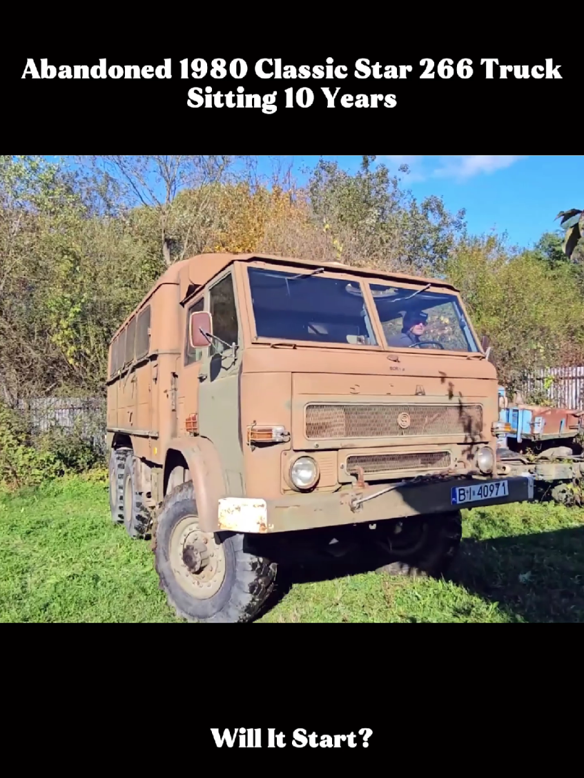 Abandoned 1980 Classic Star 266 truck sitting 10 years!Will It Run?#willitrun #recovery #restoration #truck #tiktok 