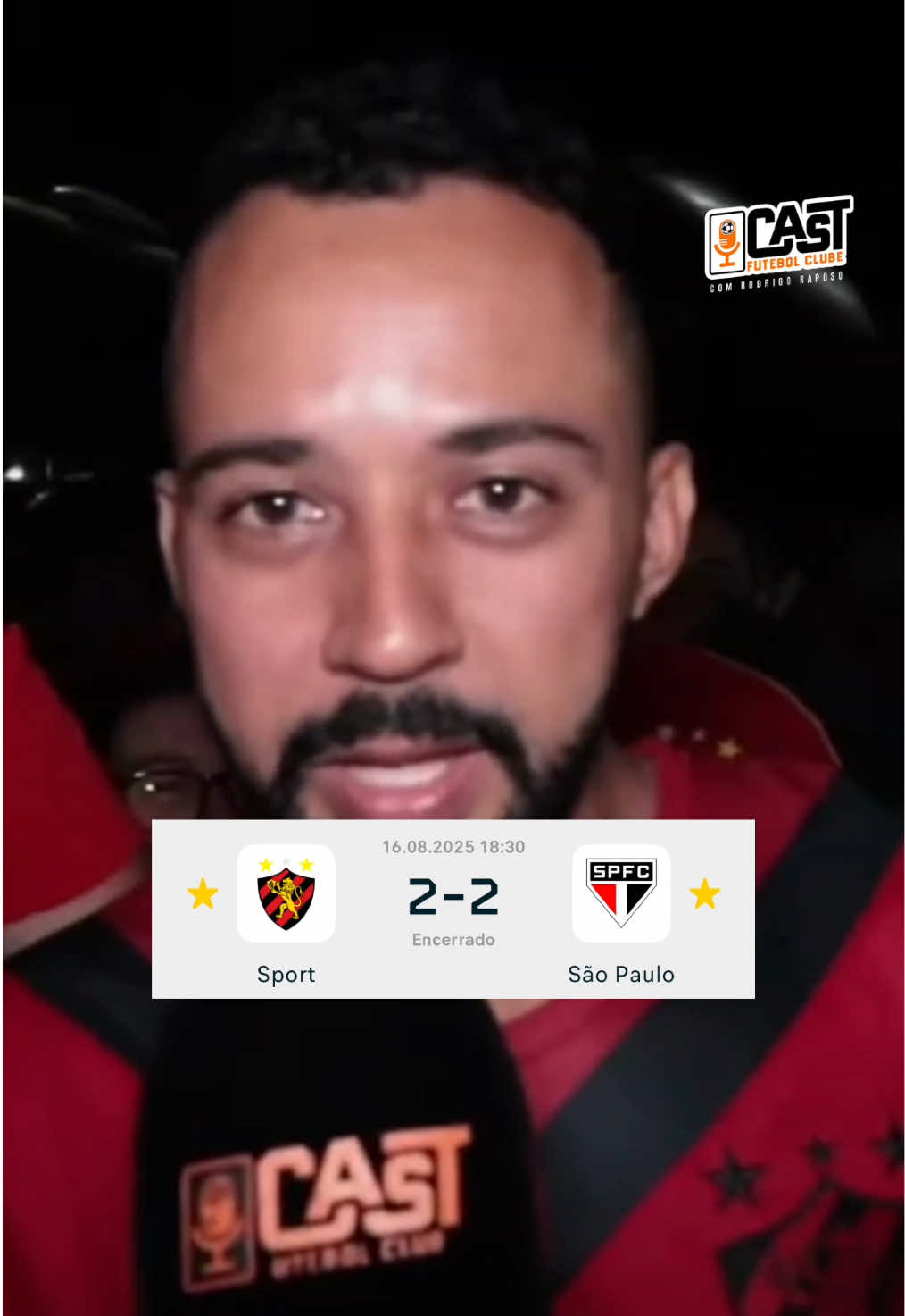 Pós-jogo Sport X São Paulo. #sportrecife #criadorporesporte #saopaulofc #futebolbrasileiro #tiktokesportes 