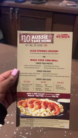 Love me a cheap meal! $10 bowl #outbackbowl