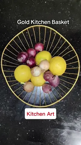 Fruit Organizer Fruit Basket Tray Gold Kitchen Basket #fruitbasket #kitchen #organizer  #kitchenbasket #fruit 