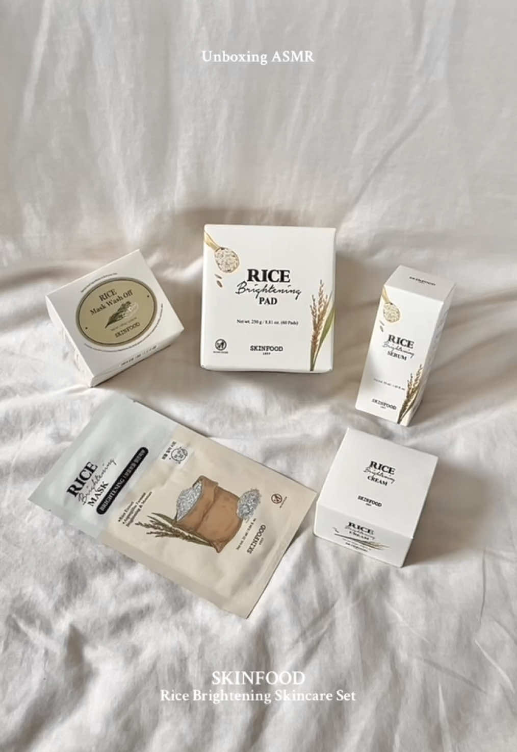Shh... Listen to the glow. ✨ SKINFOOD’s Rice Brightening Set is your skin’s new secret. 🌾 Use code: SONYASOFIYA1 for a discount on YesStyle!  #ASMRSkincare #SKINFOOD #skincare #GlassSkin #YesStyle @YesStyle @YesStyleInfluencers @skinfood_global 