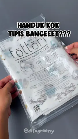 Tottori towel dari Little Palmerhaus❤️ Handuk anak premium yang super menyerap air dan cepat kering 😍✨#lph #littlepalmerhaus #handukanak #handukbayi 