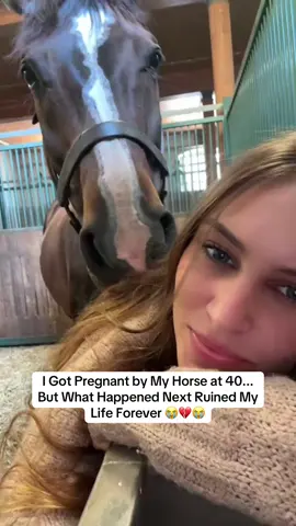 something happened that changed everything 😭💔😭 #women #horse #couple #pregnant #woman 