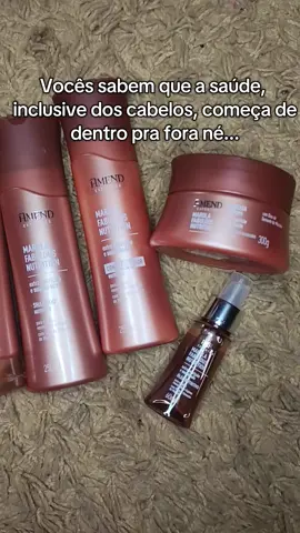 A saúde começa de dentro pra fora, mas temos aliados que podem ajudar a manter os cabelos ainda mais bonitos. Eu tô amando essa linha da Amend para o meu cabelo, sem falar que o cheiro é um espetáculo a parte! 🤎