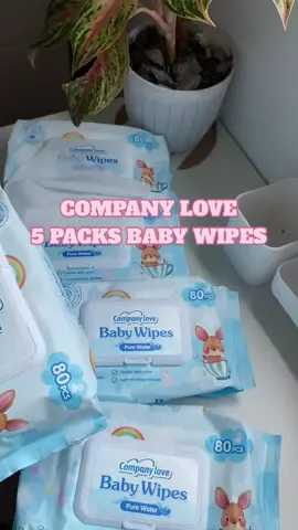 COMPANY LOVE 5 PACKS BABY WIPES #unscentedbabywipes #babywipes #wipes #companylove 