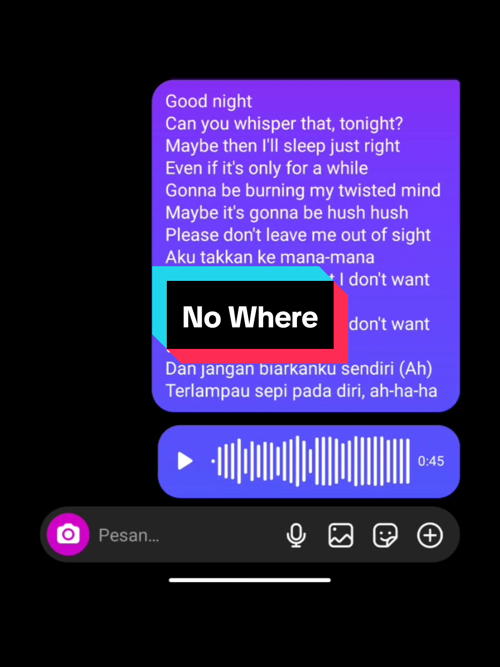 You're everything that I don't want to lose #nowhere #loco #febyputri #coversong #lyrics 