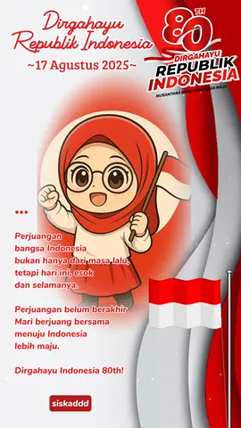 #merdekadalamkreasi #pioneertemplate #foryou #katakata #17agustus 