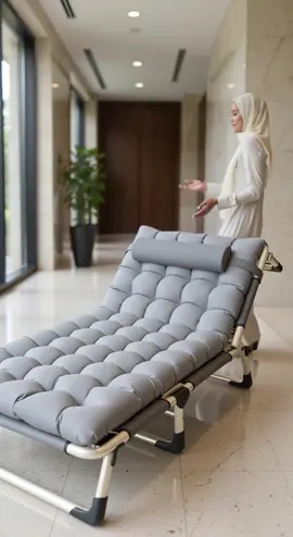Kerusi malas lipat ni memang padu weh, lepak & tidur sekali jalan! 😍🛋️ #KerusiMalas #FoldingBed #BarangViral #TikTokShopMalaysia #LazyChair 