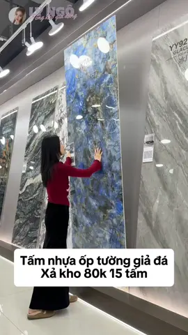 Tấm nhựa ốp tường giả đá