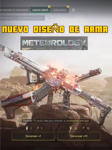 NUEVO DISEÑO DE ARMA METEOROLOGY DE SKYNET, APROVECHEN 😎 #GARENADELTAFORCE #garenadeltaforce #garenadeltaforcemobile #deltaforcedoublebeats #GAMEPLAY #fyp #deltaforcemobileclipss #deltaforcegameplay #gameplay #deltaforces #gaming #mobilegame