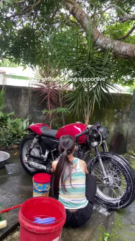 Tas biglang umulan aray ko@Angela Tolentino #fyp #caferacer #fypシ゚viral #classics #trend 