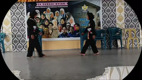 #Persembahan #Silat #Peluncuran #SambutanBulanKebangsaan #Hana&Puteri